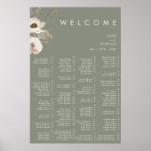 野お洒落花 | Sageアルファベットの座席 ポスター (正面)