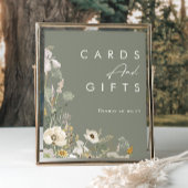 野お洒落草牧草草地のセージのカードとギフト ポスター