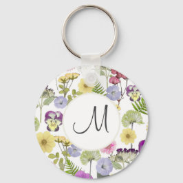 野かわいらし花文植物学 キーホルダー