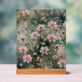 野かわいらし花 アクリルサイン (ニュートラル)