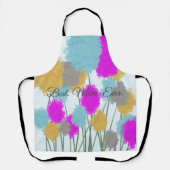 野かわいらし花 エプロン (正面)