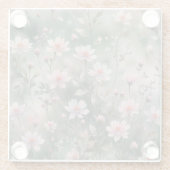 野かわいらし花 ガラスコースター (裏面)