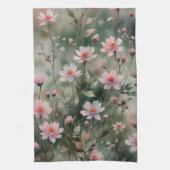 野かわいらし花 キッチンタオル (縦)