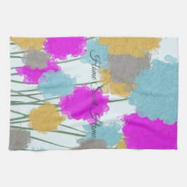 野かわいらし花 キッチンタオル