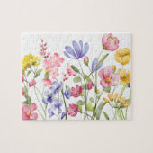 野かわいらし花 ジグソーパズル (横)