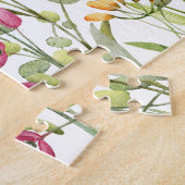 野かわいらし花 ジグソーパズル (側面)