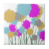 野かわいらし花 タイル (正面)