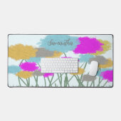 野かわいらし花 デスクマット (キーボード&マウス)