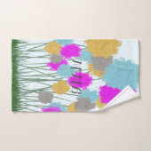 野かわいらし花 バスタオルセット (ハンドタオル)