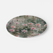 野かわいらし花 ペーパープレート (アングル)