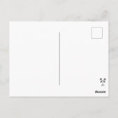 野かわいらし花 ポストカード (裏面)