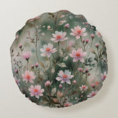 野かわいらし花 ラウンドクッション (裏面)