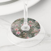 野かわいらし花 ワイングラスタグ (クローズアップ)