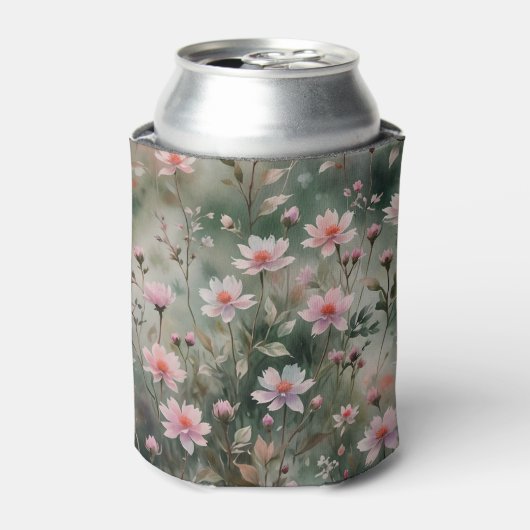 野かわいらし花 缶クーラー (缶正面)