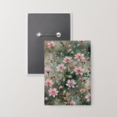 野かわいらし花 缶バッジ (正面/裏面)