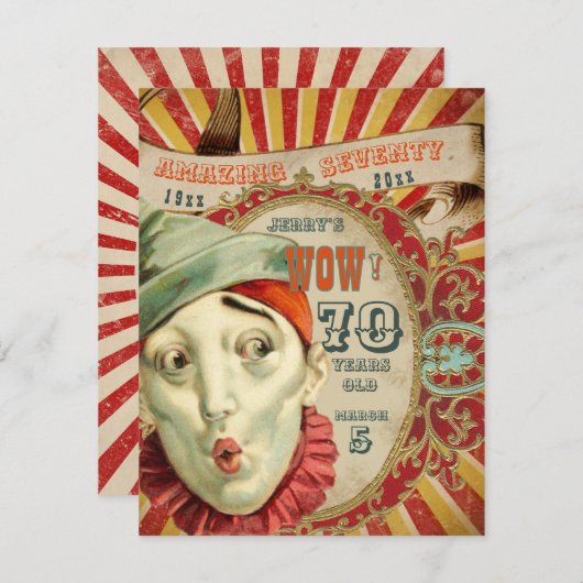 野だなしヴィンテージ70誕生日 (正面/裏面)