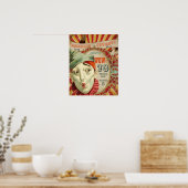 野だなしヴィンテージ70誕生日 ポスター (キッチン)