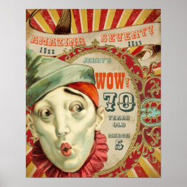 野だなしヴィンテージ70誕生日 ポスター