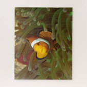 野だの魚は緑色のアネモネ。コラルリーフラジャアンパット | ジグソーパズル (縦)