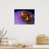 野だは始終動いている | アネモン忙しモフ | ポスター (キッチン)