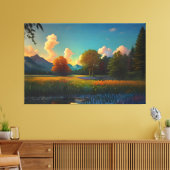 野に咲く斑の囁き キャンバスプリント (インサイチュ (リビング))