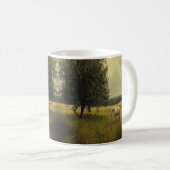 野に放牧する馬 コーヒーマグカップ (正面右)