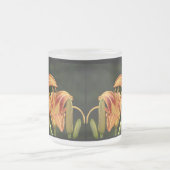 野のユリを考える フロストグラスマグカップ (中央)