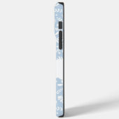 野の物が青い花の柄を描く場所 Case-Mate iPhoneケース (裏面 / 左)