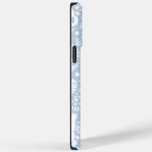 野の物が青い花の柄を描く場所 Case-Mate iPhoneケース (裏面 / 右)