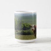 野の甘い牛 コーヒーマグカップ (中央)