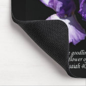 野の紫の花 マウスパッド (コーナー)