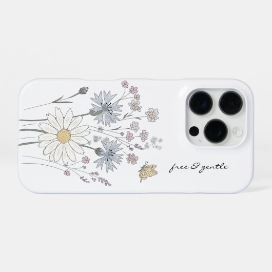 野の花々 iPhoneケース (裏面横)