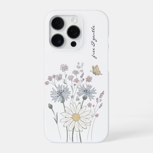 野の花々 iPhoneケース (裏面)