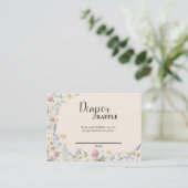 野の花おむつラッフル同封カード エンクロージャーカード (スタンド正面)