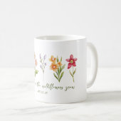 野の花がどうやって育つか考えてみよう コーヒーマグカップ (正面右)