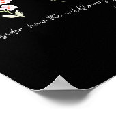 野の花が育つ様子を考えてみなさい イエス 神 キリスト ポスター (角)