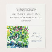 野の花とまだらの荷車 名刺 (外部フラット)