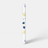 野の花とブラックベリーの花柄 SAMSUNG GALAXYケース (左側面)