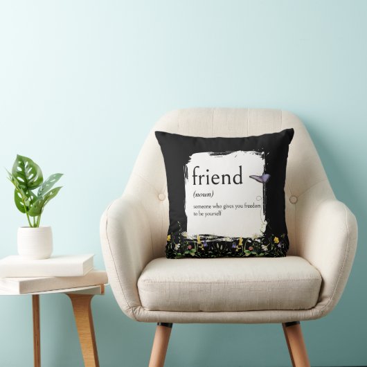 野の花と友達の辞書の定義 FRIEND クッション (椅子)