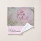 野の花と牡丹 バスタオルセット (ウォッシュタオル)