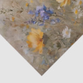 野の花と蝶々のデコパージュ 薄葉紙 (詳細)