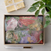野の花のデコパージュウサギ 薄葉紙 (ギフト)