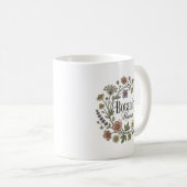 野の花のリース コーヒーマグカップ (正面右)