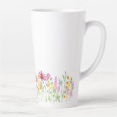 野の花の名前の意味 可愛い野の花 カフェラテマグ (右)