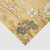 野の花の草原のはちみつくま 薄葉紙 (詳細)