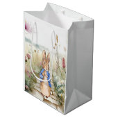 野の花の野うさぎのピーター ミディアムペーパーバッグ (正面アングル)