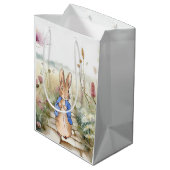 野の花の野うさぎのピーター ミディアムペーパーバッグ (裏面アングル)