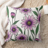 野の花の間 クッション (ブランケット)