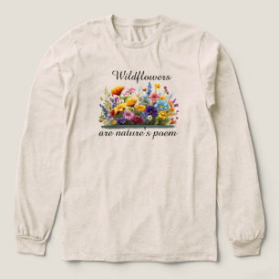 野の花は自然の詩 トライブレンドＴシャツ