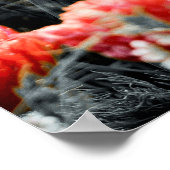 野の花ケシ ポスター (角)